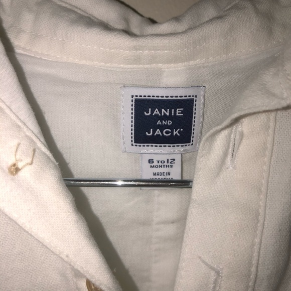 Janie and Jack Linen Romper - Picture 2 of 3